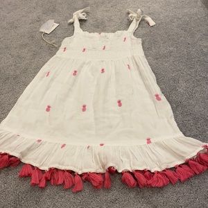 White beach cover up or dress